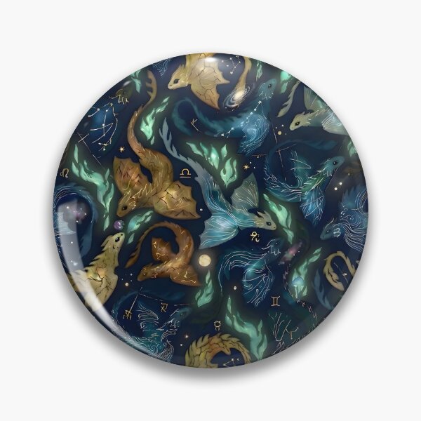 Item preview, Dragon fire dark gold & navy blue  designed and sold by Differenceee.