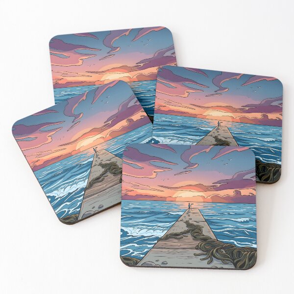 Item preview, Lofi Sunset Pier designed and sold by henkephotoart.