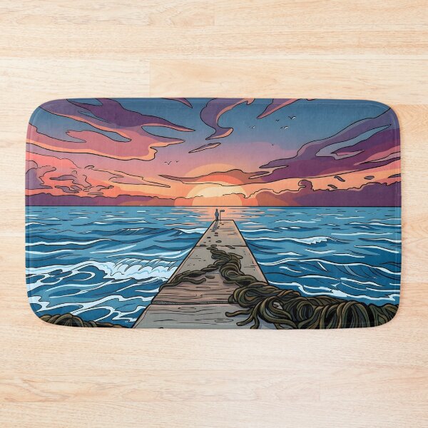 Item preview, Lofi Sunset Pier designed and sold by henkephotoart.