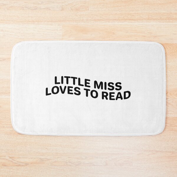 Item preview, Little miss loves to read book lovers designed and sold by Karisdesignss.