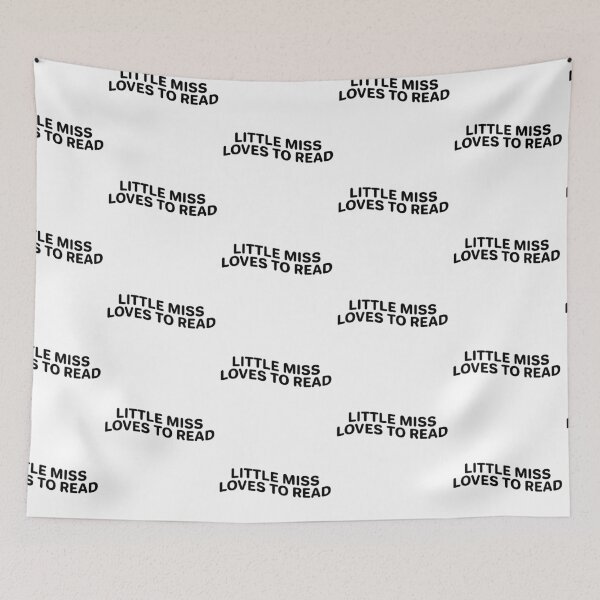 Item preview, Little miss loves to read book lovers designed and sold by Karisdesignss.