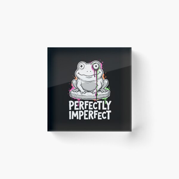 Item preview, Perfectly Imperfect Drip Art Frog Design designed and sold by SplashTastic.