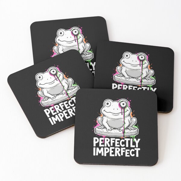 Item preview, Perfectly Imperfect Drip Art Frog Design designed and sold by SplashTastic.
