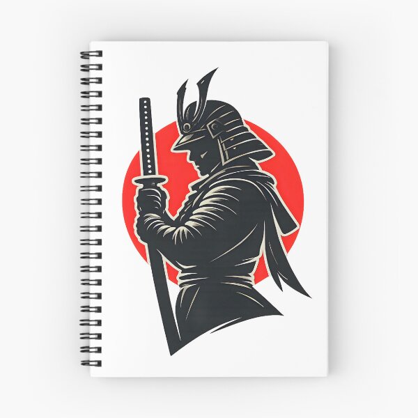 Item preview, Samurai Warrior Silhouette Red Sun Design designed and sold by CreativeMindsetLab.