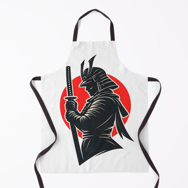 Item preview, Samurai Warrior Silhouette Red Sun Design designed and sold by CreativeMindsetLab.