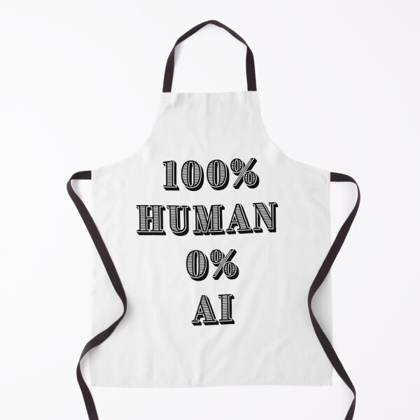 Item preview, 100% HUMAN ZERO AI TYPOGRAPHIC PRINT designed and sold by VirellonInk.