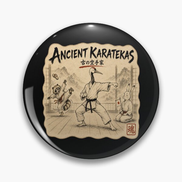 Item preview, Ancient Karatekas – Japanese Choju-giga Karate Humor  Art designed and sold by Locker39.