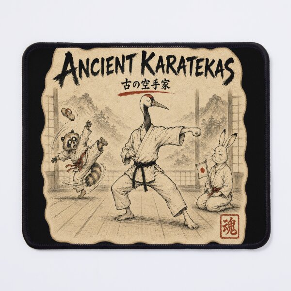 Item preview, Ancient Karatekas – Japanese Choju-giga Karate Humor  Art designed and sold by Locker39.