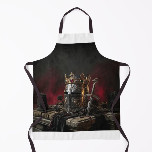 Item preview, Fallen King's Helm - Dark Fantasy Relic & Gothic Medieval Art Poster designed and sold by BileyStudios.