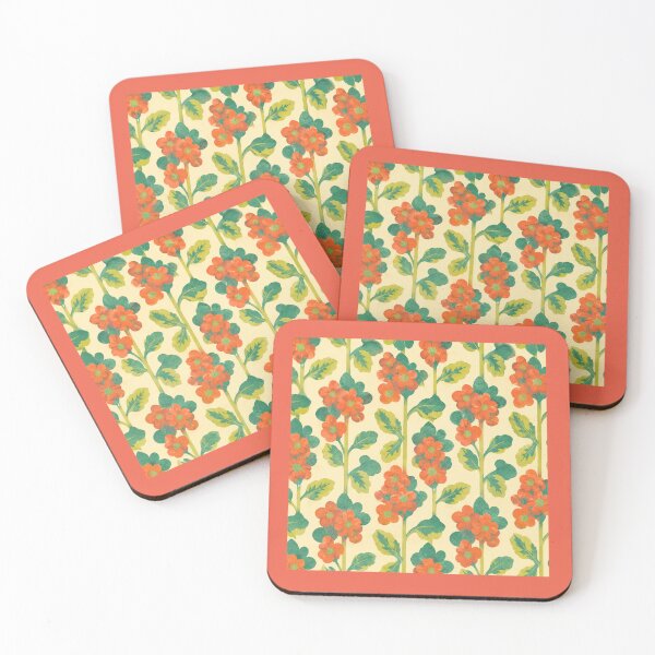 Item preview, Retro Floral Garden Pattern designed and sold by mellow-koko.