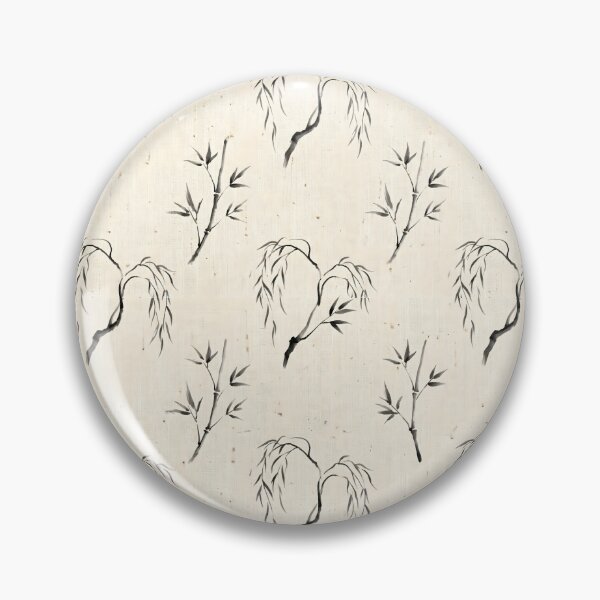 Item preview, Japanese Sumi-e Bamboo and Willow Pattern designed and sold by SplashTastic.