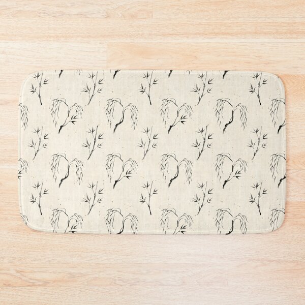 Item preview, Japanese Sumi-e Bamboo and Willow Pattern designed and sold by SplashTastic.