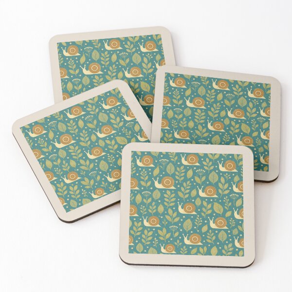 Item preview, Snail Garden Pattern designed and sold by mellow-koko.
