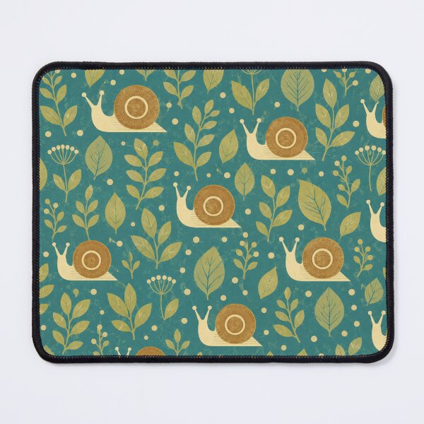 Item preview, Snail Garden Pattern designed and sold by mellow-koko.