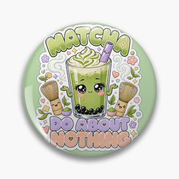 Item preview, Matcha Do About Nothing — Kawaii Boba Sticker | Funny Matcha Lover Gift | Cute Whimsical Tea Sticker designed and sold by EmberPageStudio.