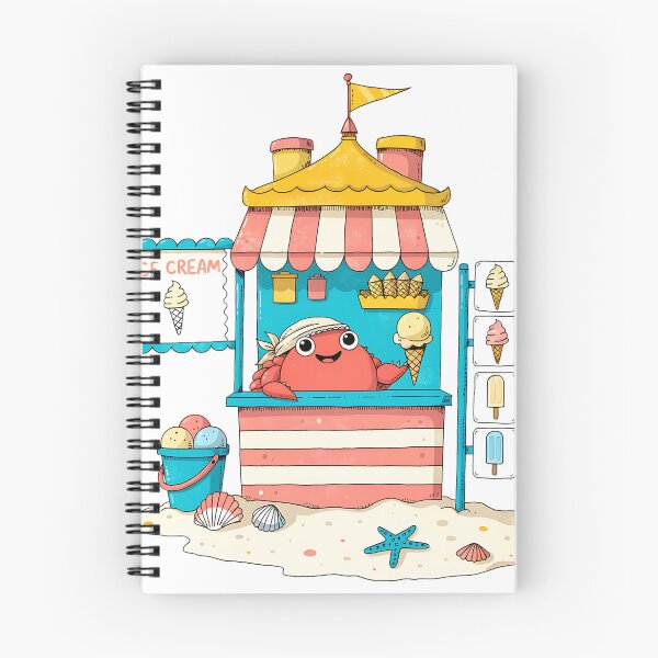 Item preview, Crab Ice Cream Vendor designed and sold by Neural-canvas.