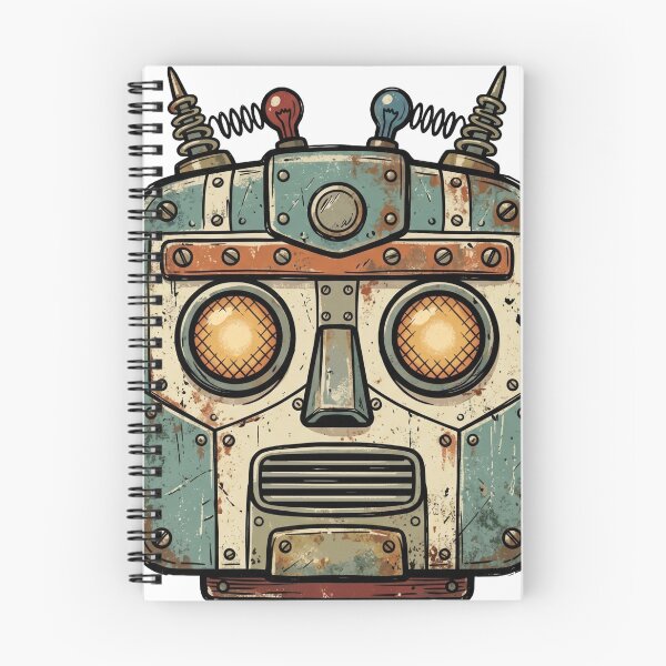 Item preview, Retro Robot Head designed and sold by pictranoosa.