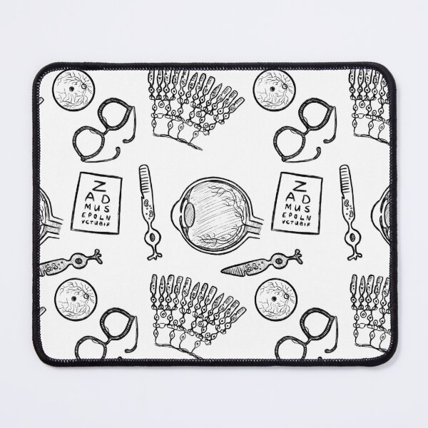 Item preview, Ophthalmology Sketches Optometrist Minimalistic Art designed and sold by BundaBear.