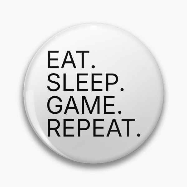 Item preview, Eat Sleep Game Repeat  designed and sold by Karisdesignss.