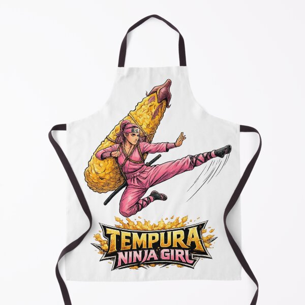 Item preview, Tempura Ninja Girl: Still in Training designed and sold by Surreal Characters & Cute Pups.