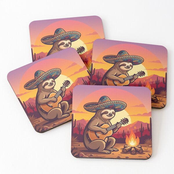 Item preview, Fiesta Sloth – Desert Sunset Serenade designed and sold by Dogandesighn.