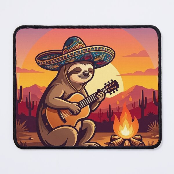 Item preview, Fiesta Sloth – Desert Sunset Serenade designed and sold by Dogandesighn.