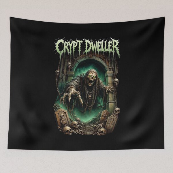 Item preview, Crypt Dweller Awakens Beneath Forgotten Tombs Of Doom designed and sold by DeimosArtIntl.