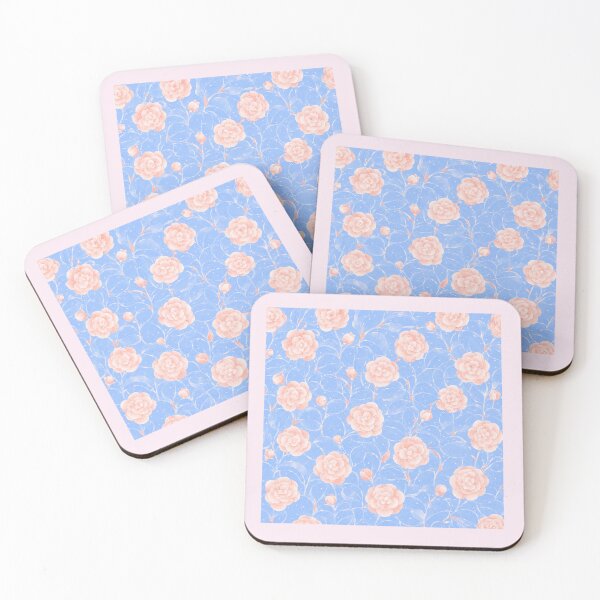 Item preview, Blush Camellia Pattern designed and sold by mellow-koko.