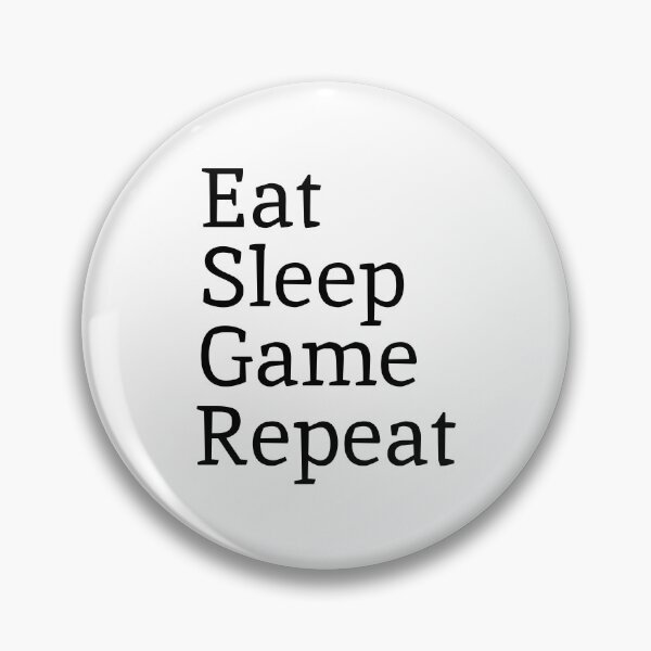 Item preview, Eat Sleep Game Repeat  designed and sold by Karisdesignss.