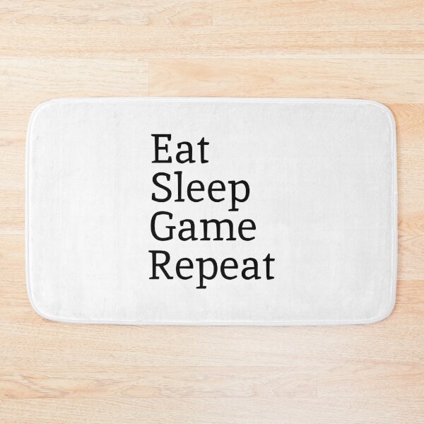 Item preview, Eat Sleep Game Repeat  designed and sold by Karisdesignss.