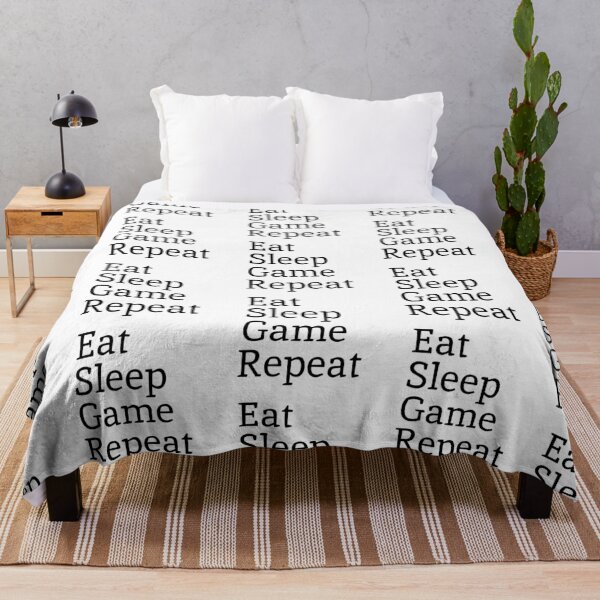 Item preview, Eat Sleep Game Repeat designed and sold by Karisdesignss.