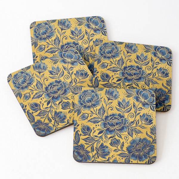 Item preview, Navy Floral  designed and sold by GraphicsClub.