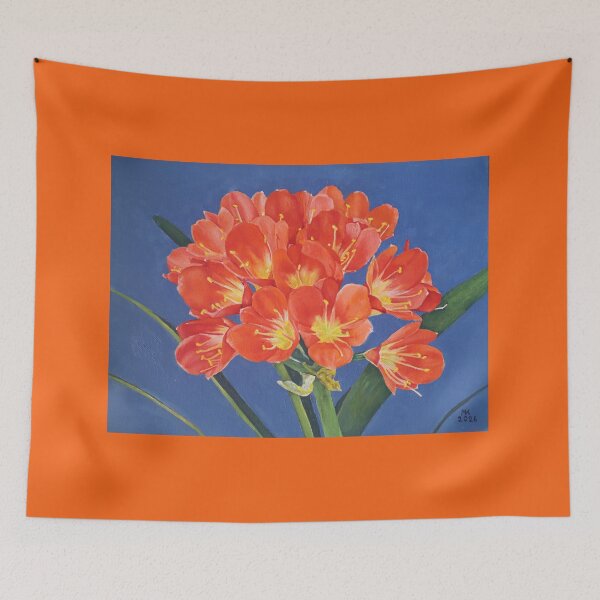 Item preview, Orange Clivia Blossoms designed and sold by Melvyn Kahan.