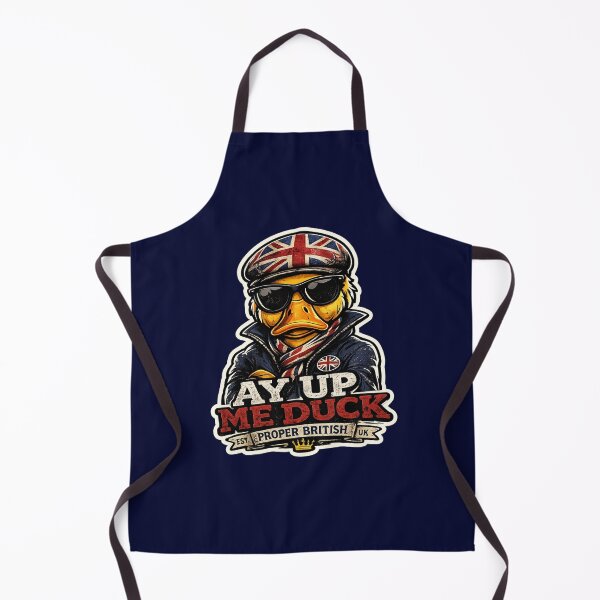 Item preview, Grunge Cool British Duck Ay Up Me Duck designed and sold by ModkMerch.