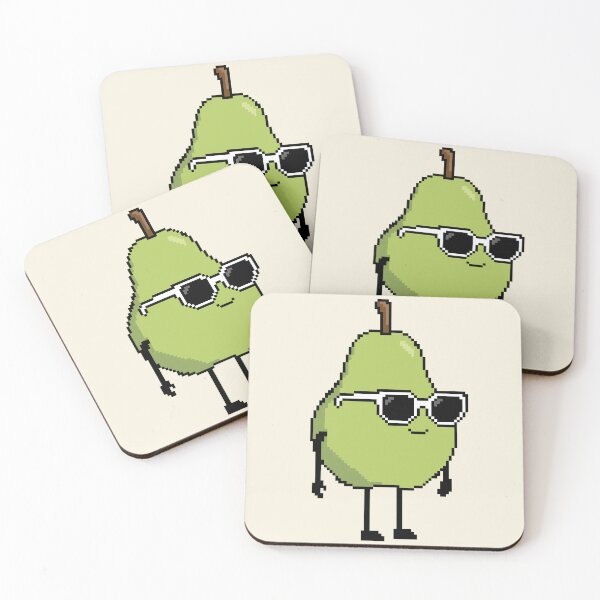 Item preview, La France pear Pixel designed and sold by White Rim Mates.