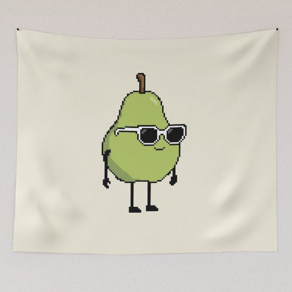 Item preview, La France pear Pixel designed and sold by White Rim Mates.