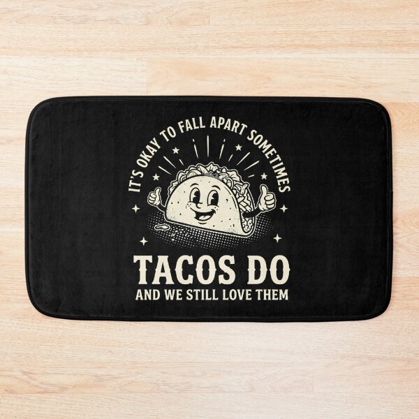Item preview, It's Okay To Fall Apart Tacos Do Vintage designed and sold by LunaMagicStudio.