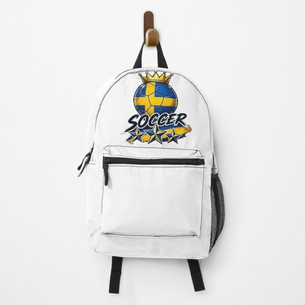 Item preview, Vintage Sweden flag Crowned Soccer Ball designed and sold by QuiteOrbit.