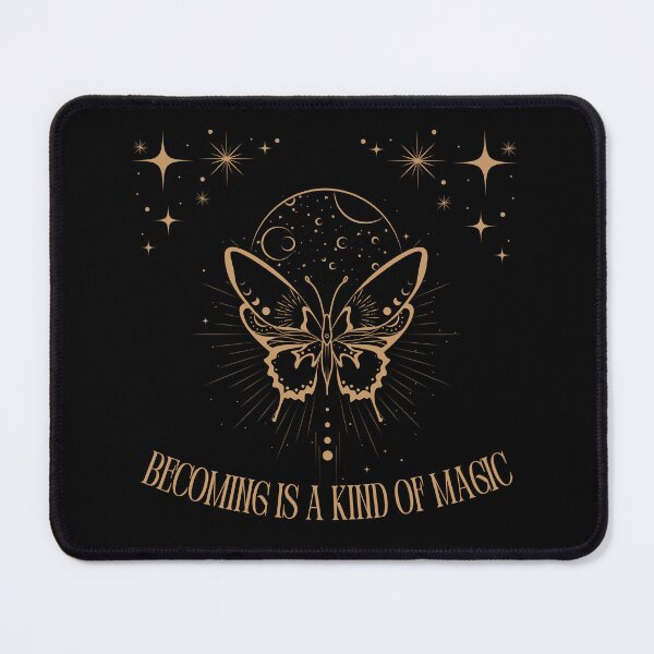 Item preview, Becoming Is A Kind Of Magic | Celestial Butterfly Witchcore Design designed and sold by Starlett Designs.
