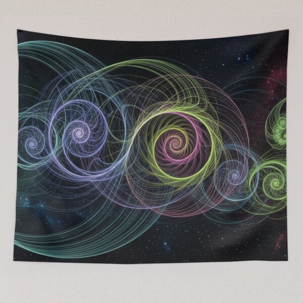 Item preview, Fibonacci spirals designed and sold by Nightscapes.