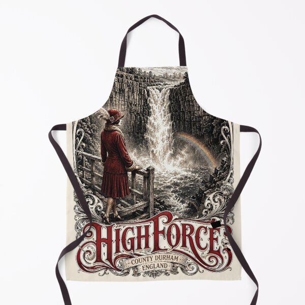 Item preview, High Force, County Durham, England [Wood Engraving] designed and sold by elektronen.