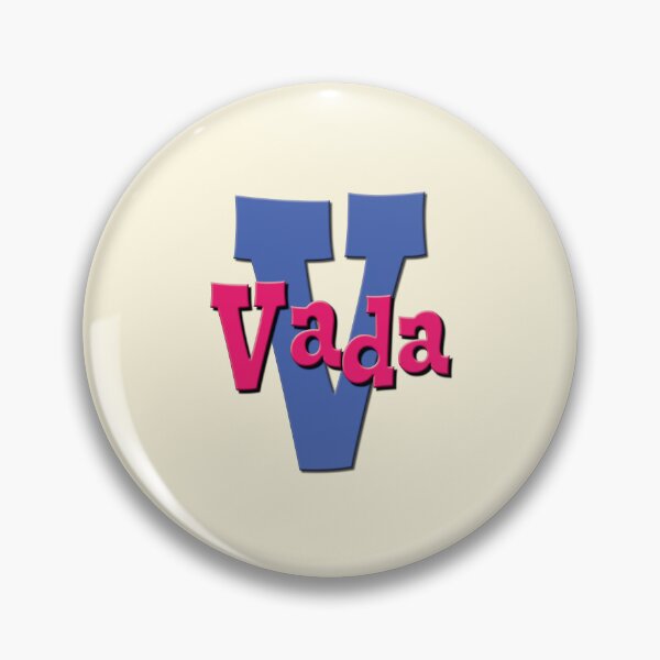 Item preview, V is for Vada, Girl’s and Woman's Name and Initial  designed and sold by CharlottePlaceArt.