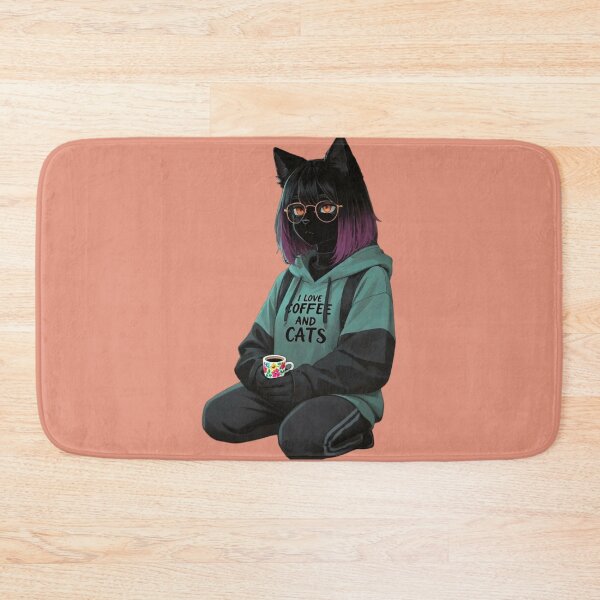 Item preview, I LOVE COFFEE AND CATS designed and sold by BLUESKY11a.