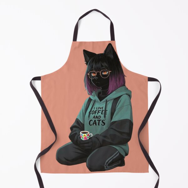 Item preview, I LOVE COFFEE AND CATS designed and sold by BLUESKY11a.