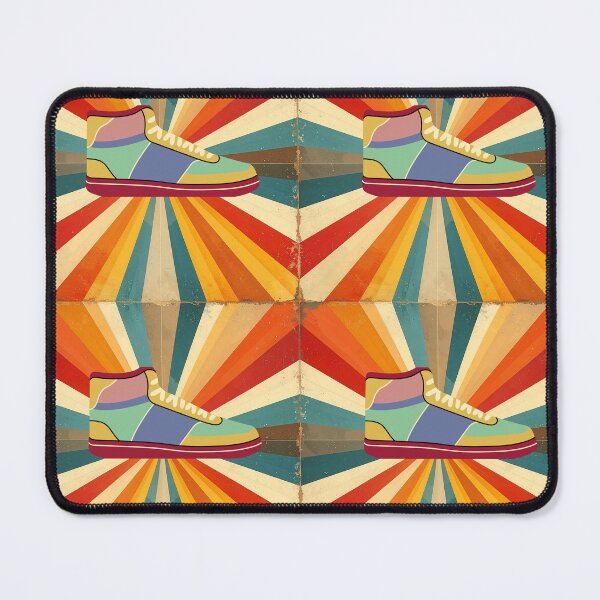 Item preview, Retro Sneaker Sunburst Pattern designed and sold by thelivingrp.
