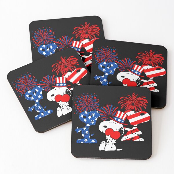 Item preview, Snoopy Woodstock Patriotic Fourth Of July Celebration designed and sold by LysiTHWIP.