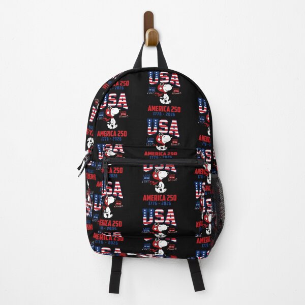 Item preview, USA Land Of The Free Home Of The Brave America 250 1776 - 2026 Snoopy American Patriot Anniversary Celebration designed and sold by LysiTHWIP.