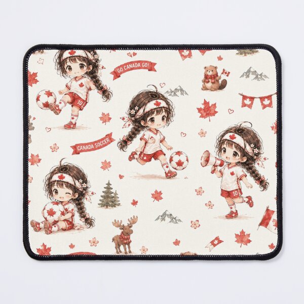 Item preview, Canada Soccer Spirit: Tinia 2026 Fan Pattern | 加拿大足球魂:Tinia 2026 溫哥華應援全版圖案 designed and sold by Tingmade Studio.
