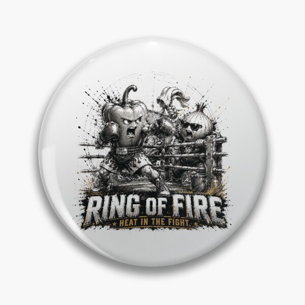 Item preview, Ring of Fire - Heat in the Fight designed and sold by BlackSector77.
