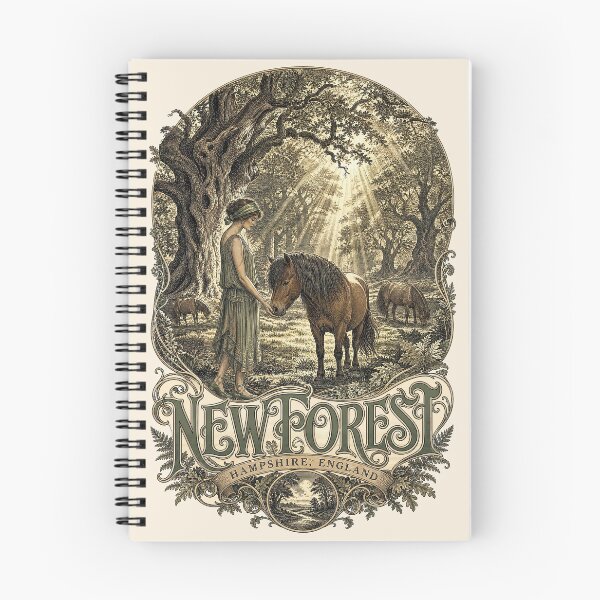 Item preview, New Forest, Hampshire, England [Wood Engraving] designed and sold by elektronen.